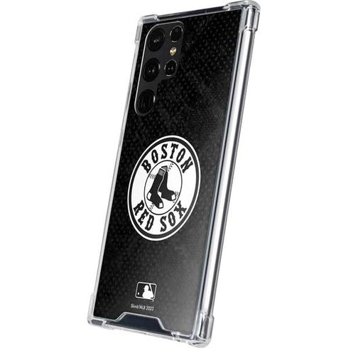 MLB Boston Red Sox Dark Wash Galaxy S24 Ultra Clear Case