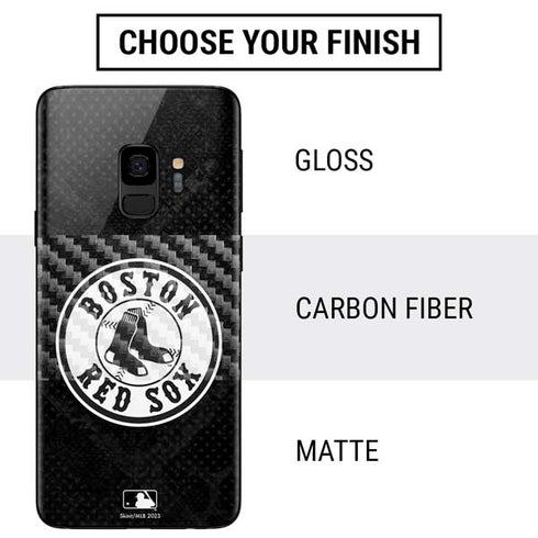 MLB Boston Red Sox Dark Wash Galaxy S9 Skin