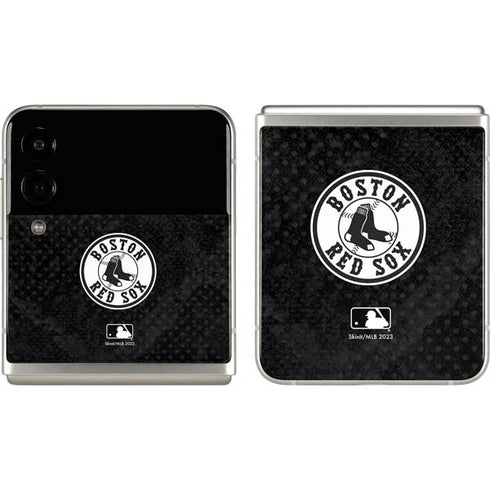 MLB Boston Red Sox Dark Wash Galaxy Z Flip3 5G Skin