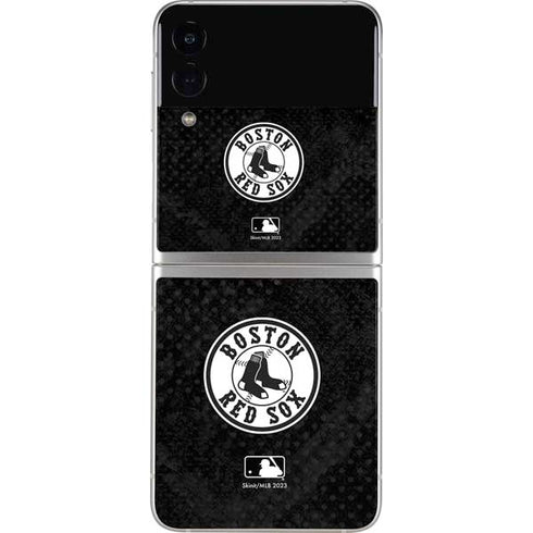 MLB Boston Red Sox Dark Wash Galaxy Z Flip3 5G Skin
