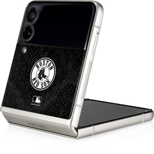 MLB Boston Red Sox Dark Wash Galaxy Z Flip3 5G Skin