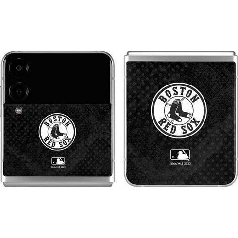 MLB Boston Red Sox Dark Wash Galaxy Z Flip4 5G Skin