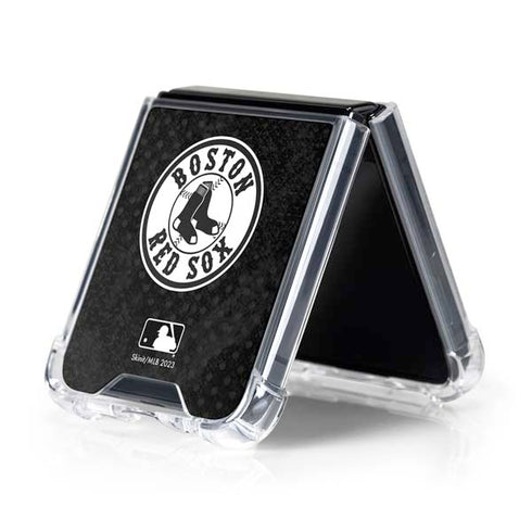 MLB Boston Red Sox Dark Wash Galaxy Z Flip5 5G Clear Case