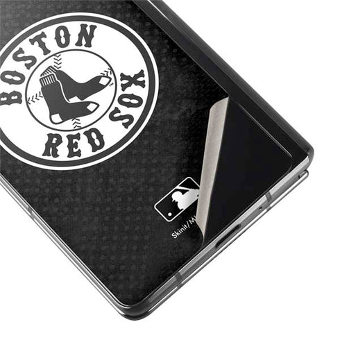 MLB Boston Red Sox Dark Wash Galaxy Z Fold2 5G Skin