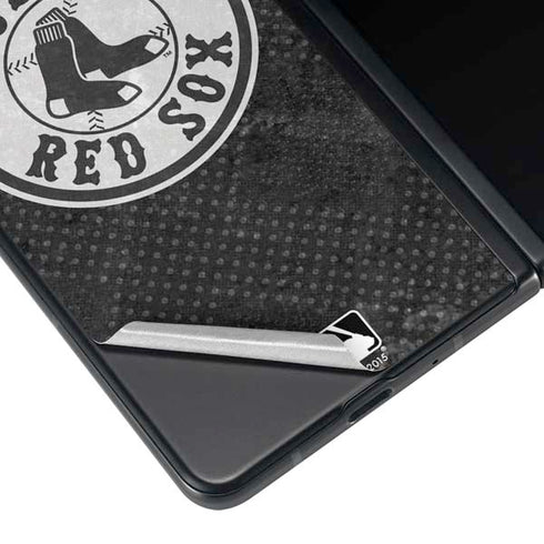 MLB Boston Red Sox Dark Wash Galaxy Z Fold3 5G Skin