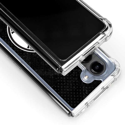 MLB Boston Red Sox Dark Wash Galaxy Z Fold5 5G Clear Case