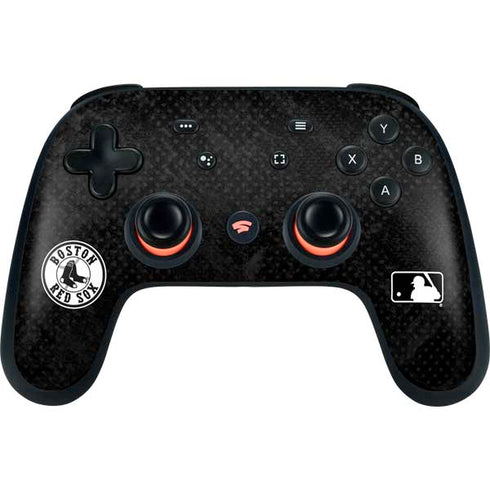 MLB Boston Red Sox Dark Wash Google Stadia Controller Skin