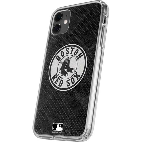 MLB Boston Red Sox Dark Wash iPhone 11 Clear Case