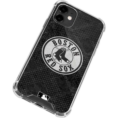 MLB Boston Red Sox Dark Wash iPhone 12 Clear Case