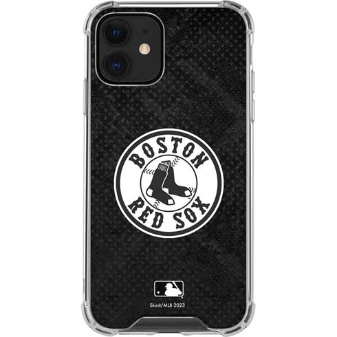 MLB Boston Red Sox Dark Wash iPhone 12 Mini Clear Case