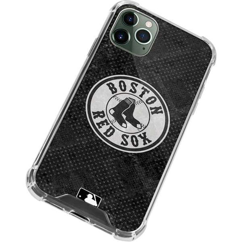 MLB Boston Red Sox Dark Wash iPhone 12 Pro Clear Case