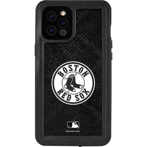 MLB Boston Red Sox Dark Wash iPhone 12 Pro Max Waterproof Case