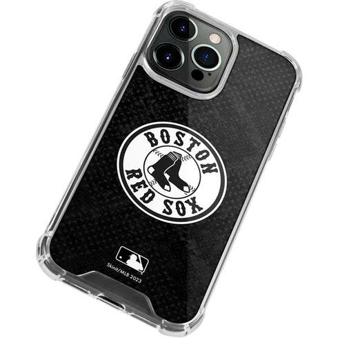 MLB Boston Red Sox Dark Wash iPhone 13 Pro Clear Case