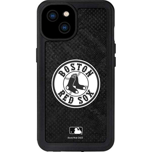 MLB Boston Red Sox Dark Wash iPhone 15 Plus Waterproof Case
