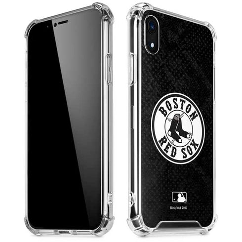 MLB Boston Red Sox Dark Wash iPhone XR Clear Case