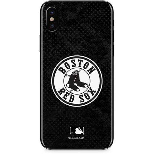 MLB Boston Red Sox Dark Wash iPhone XS Max Skin