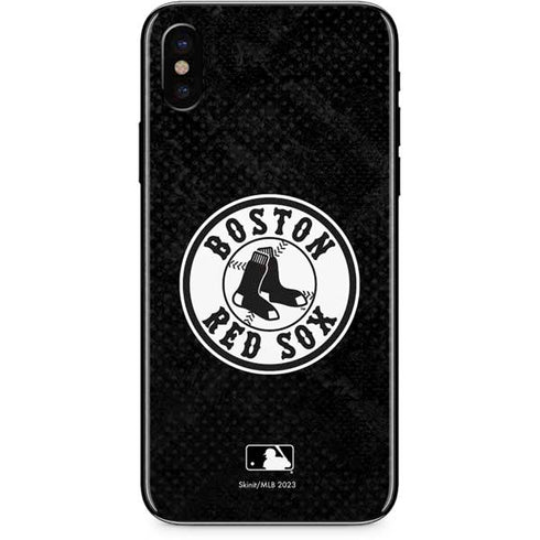 MLB Boston Red Sox Dark Wash iPhone XS Skin