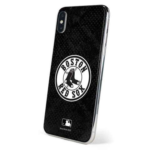 MLB Boston Red Sox Dark Wash iPhone XS Skin