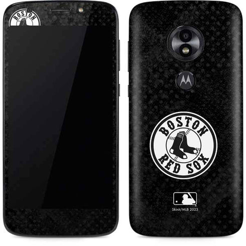 MLB Boston Red Sox Dark Wash Moto E5 Play Skin