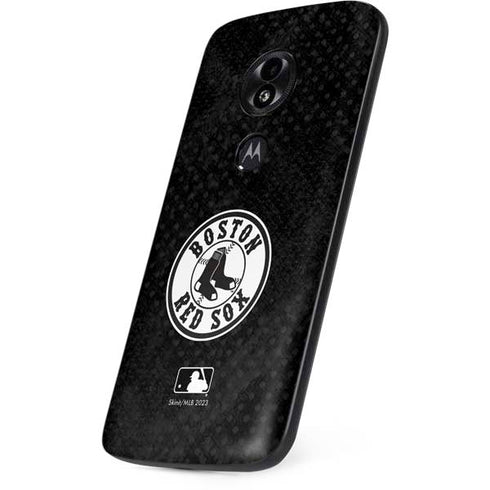MLB Boston Red Sox Dark Wash Moto E5 Play Skin