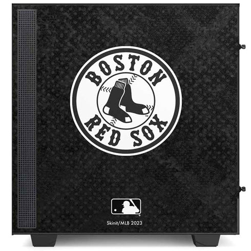 MLB Boston Red Sox Dark Wash NZXT H510 Compact ATX Mid-Tower Case Skin