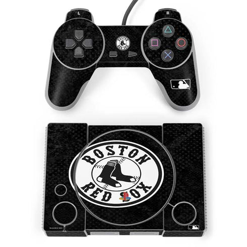 MLB Boston Red Sox Dark Wash PlayStation Classic Bundle Skin