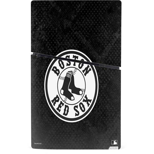 MLB Boston Red Sox Dark Wash PS5 Slim Digital Edition Bundle Skin