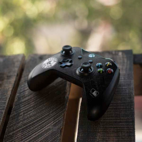 MLB Boston Red Sox Dark Wash Xbox One X Controller Skin