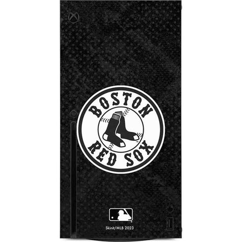 MLB Boston Red Sox Dark Wash Xbox Series X Console Skin