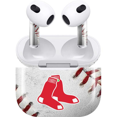 MLB Boston Red Sox Game Ball Apple AirPods (3rd Gen 2021) Skin