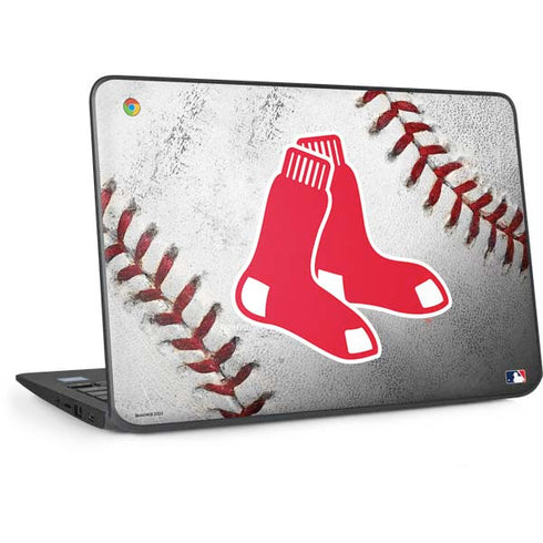 MLB Boston Red Sox Game Ball HP Chromebook Skin