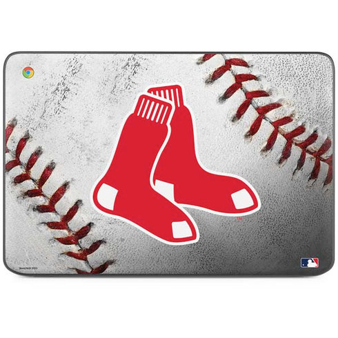 MLB Boston Red Sox Game Ball HP Chromebook Skin