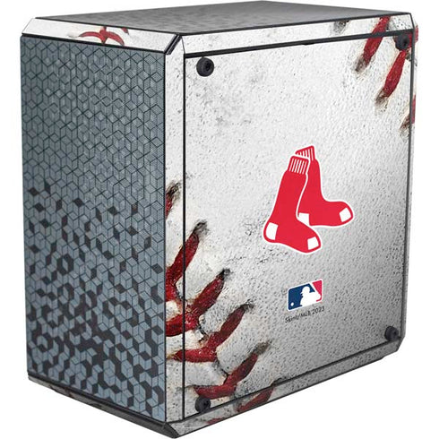 MLB Boston Red Sox Game Ball Cooler Master MasterBox Q300L Mini Tower Skin