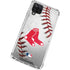 MLB Boston Red Sox Game Ball Galaxy A12 Clear Case