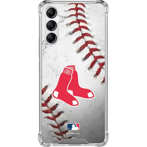 MLB Boston Red Sox Game Ball Galaxy A14 5G Clear Case