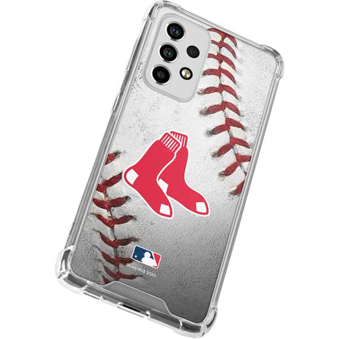 MLB Boston Red Sox Game Ball Galaxy A53 5G Clear Case