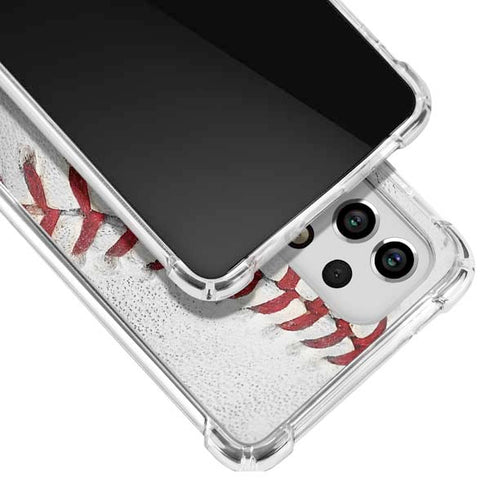 MLB Boston Red Sox Game Ball Galaxy A53 5G Clear Case