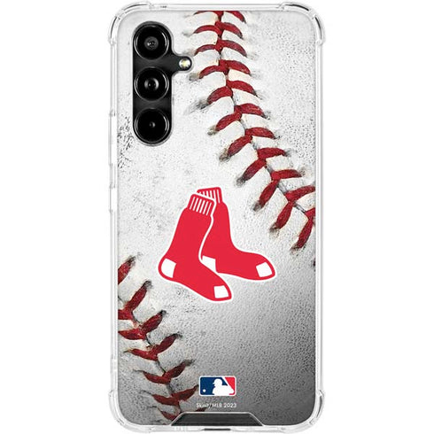 MLB Boston Red Sox Game Ball Galaxy A54 5G Clear Case