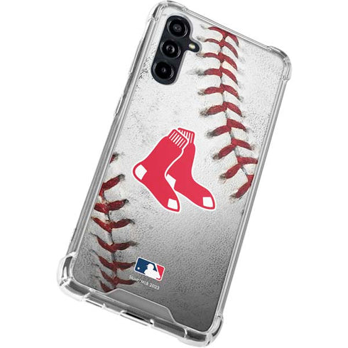 MLB Boston Red Sox Game Ball Galaxy A54 5G Clear Case