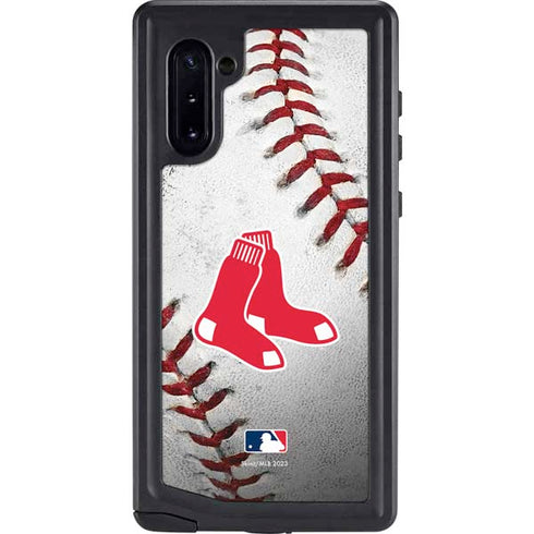 MLB Boston Red Sox Game Ball Galaxy Note 10 Waterproof Case