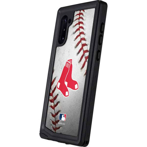 MLB Boston Red Sox Game Ball Galaxy Note 10 Waterproof Case
