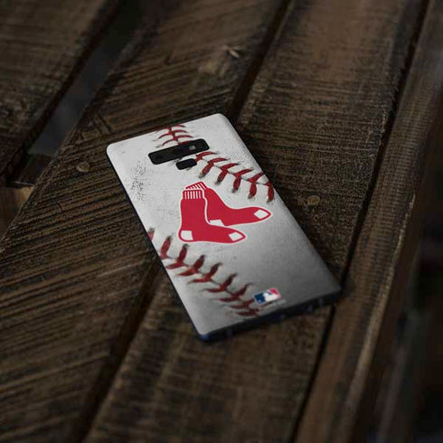 MLB Boston Red Sox Game Ball Galaxy Note 9 Skin