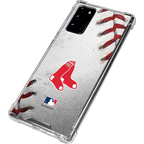 MLB Boston Red Sox Game Ball Galaxy Note20 5G Clear Case
