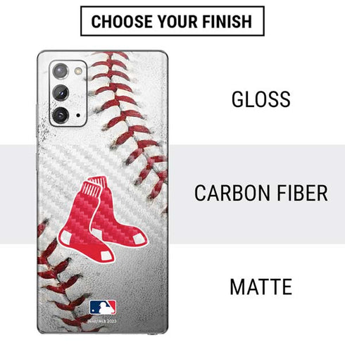 MLB Boston Red Sox Game Ball Galaxy Note20 5G Skin