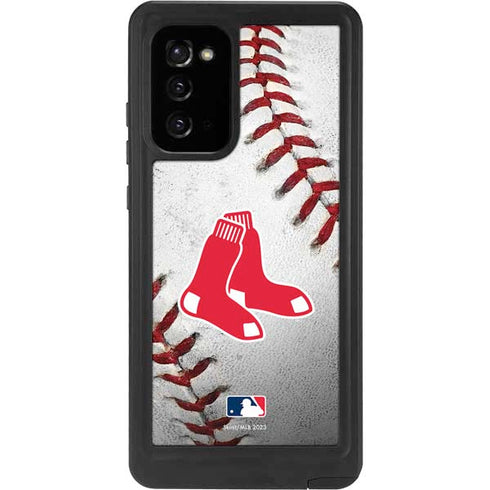 MLB Boston Red Sox Game Ball Galaxy Note20 5G Waterproof Case