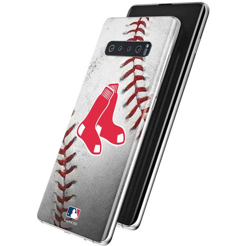 MLB Boston Red Sox Game Ball Galaxy S10 Plus Skin