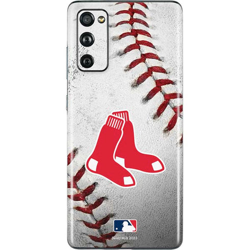 MLB Boston Red Sox Game Ball Galaxy S20 Fan Edition Skin