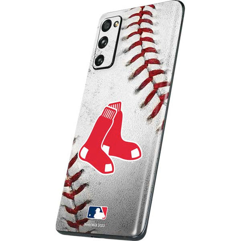 MLB Boston Red Sox Game Ball Galaxy S20 Fan Edition Skin