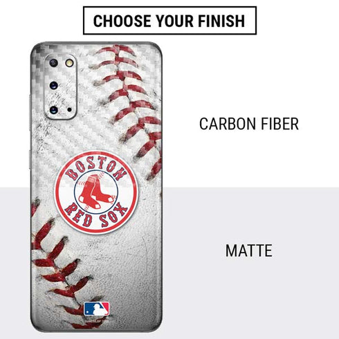MLB Boston Red Sox Game Ball Galaxy S20 Skin