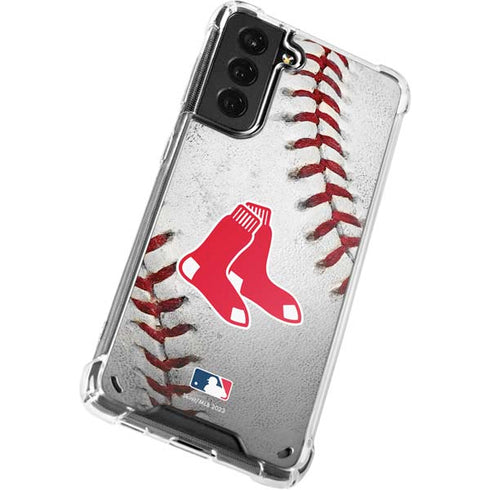 MLB Boston Red Sox Game Ball Galaxy S21 Plus 5G Clear Case